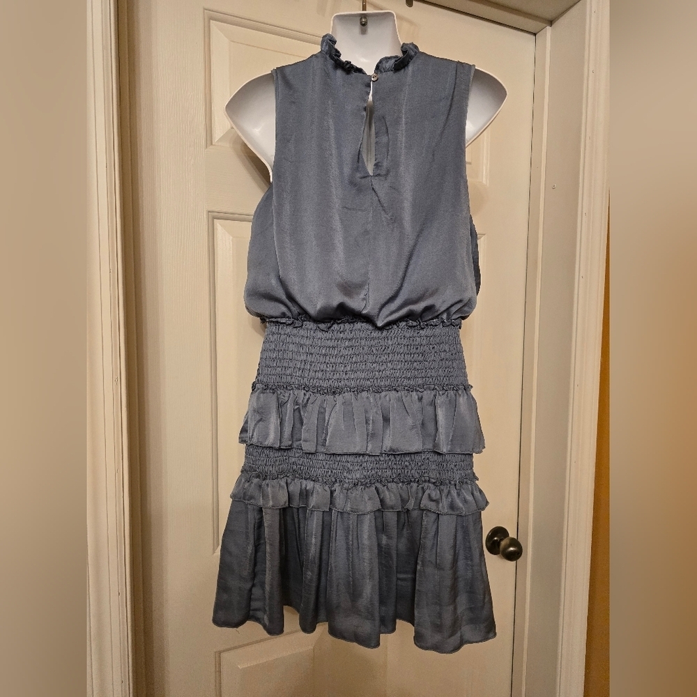 She + Sky Backless Gray Dress. Size Medium. Perfect Condition.